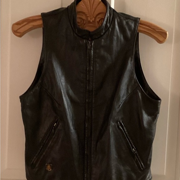Harley-Davidson Jackets & Blazers - HARLEY DAVIDSON LEATHER VEST SIZE SMALL VINTAGE 90S